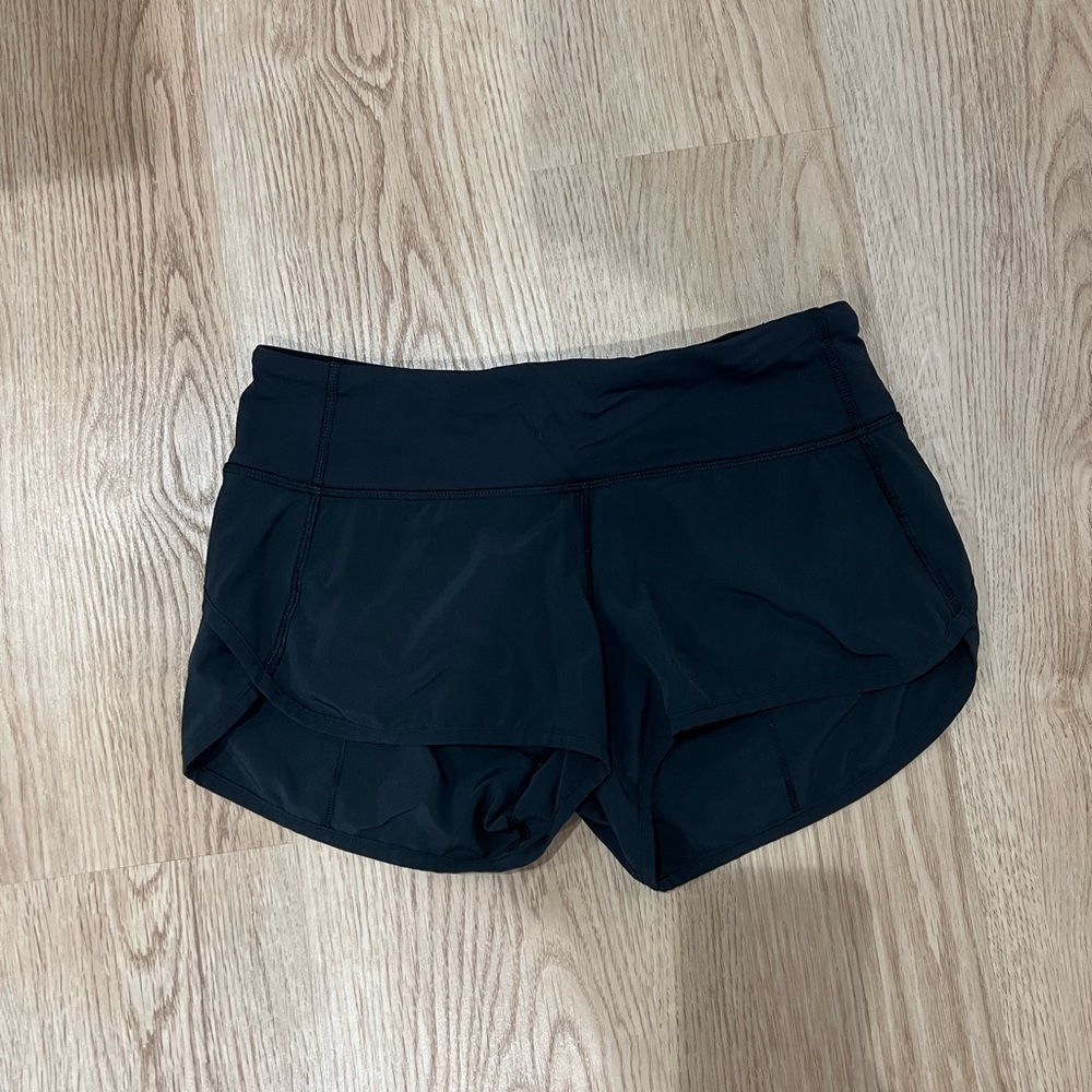 lululemon athletica Women's Black Athletic Shorts